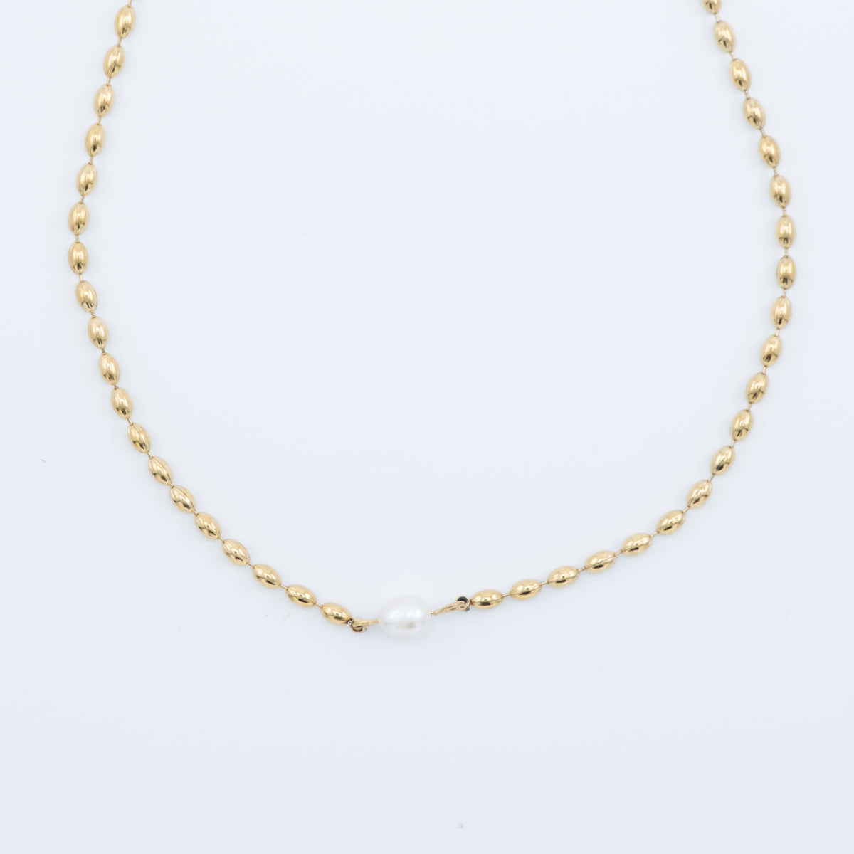 Necklace - Dainty Pearl