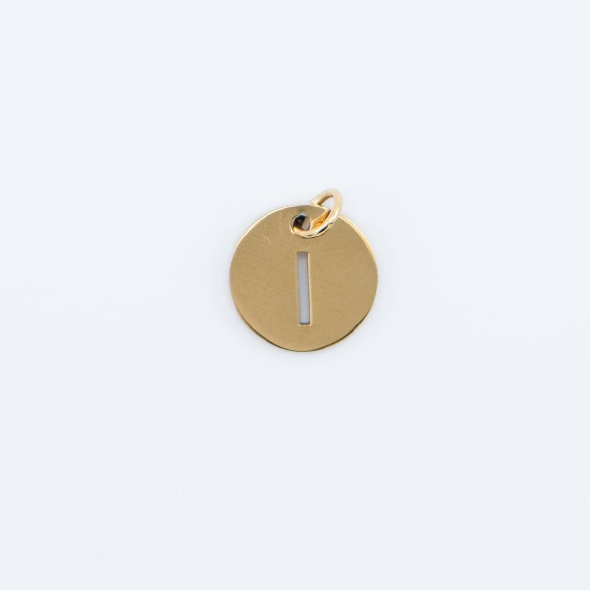 Charm - Gold Cutout Letter