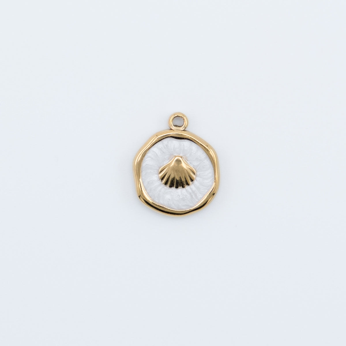 Charm - White Seashell