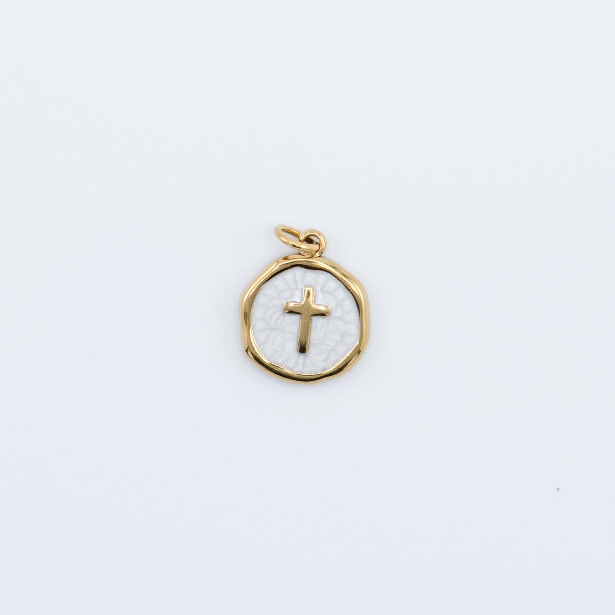 Charm - White Cross