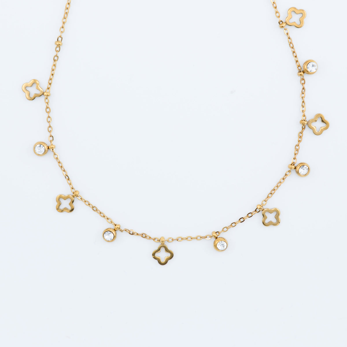 Necklace - Golden Clover