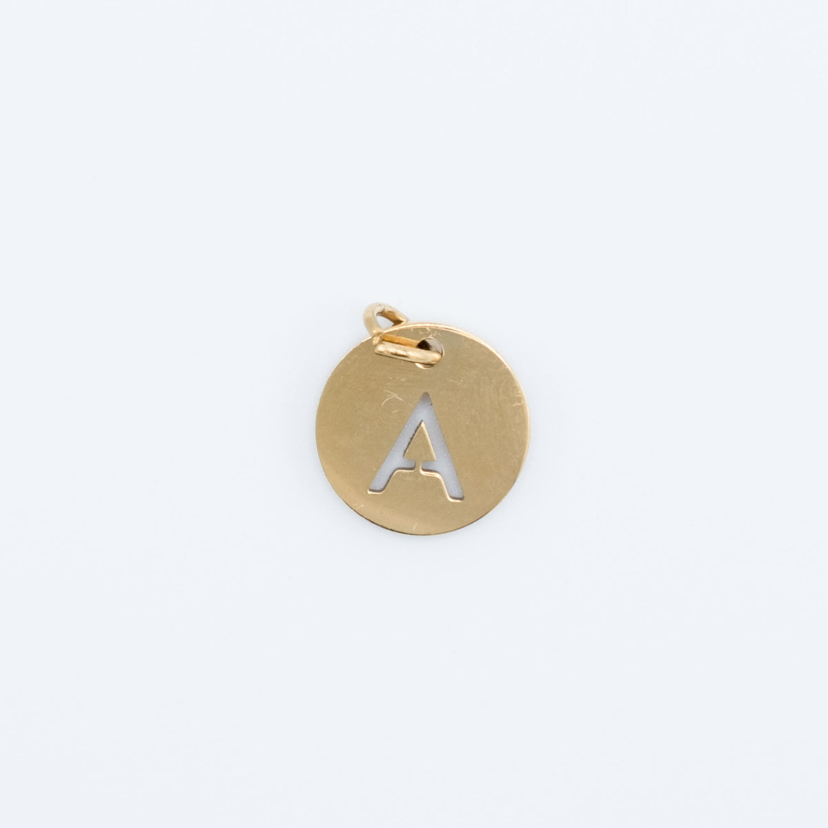 Charm - Gold Cutout Letter