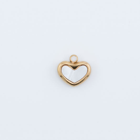 Charm - Ivory Heart