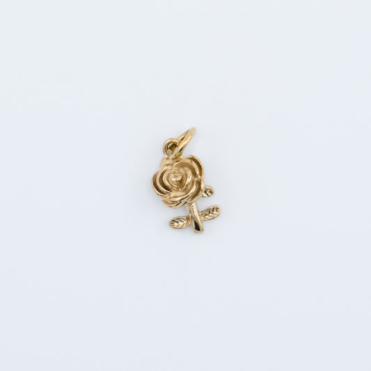 Charm - Gold Rose