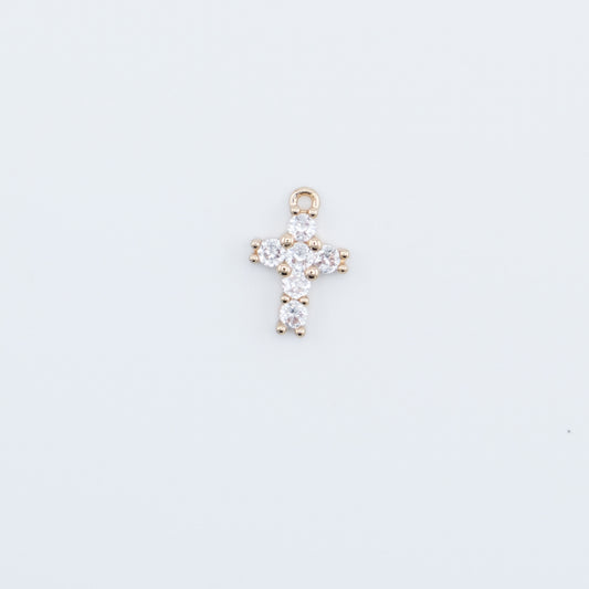 Charm - Small Diamond Cross
