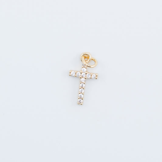 Charm - Thin Diamond Cross