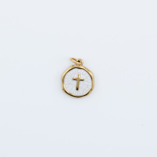 Charm - White Cross