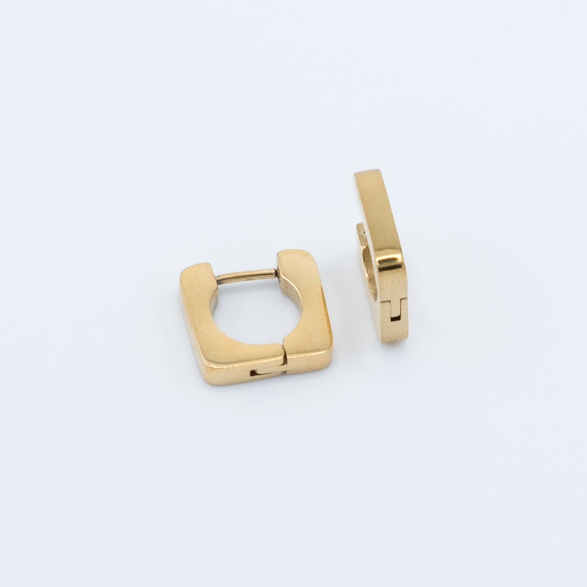 Earring - Modern Square Hoops