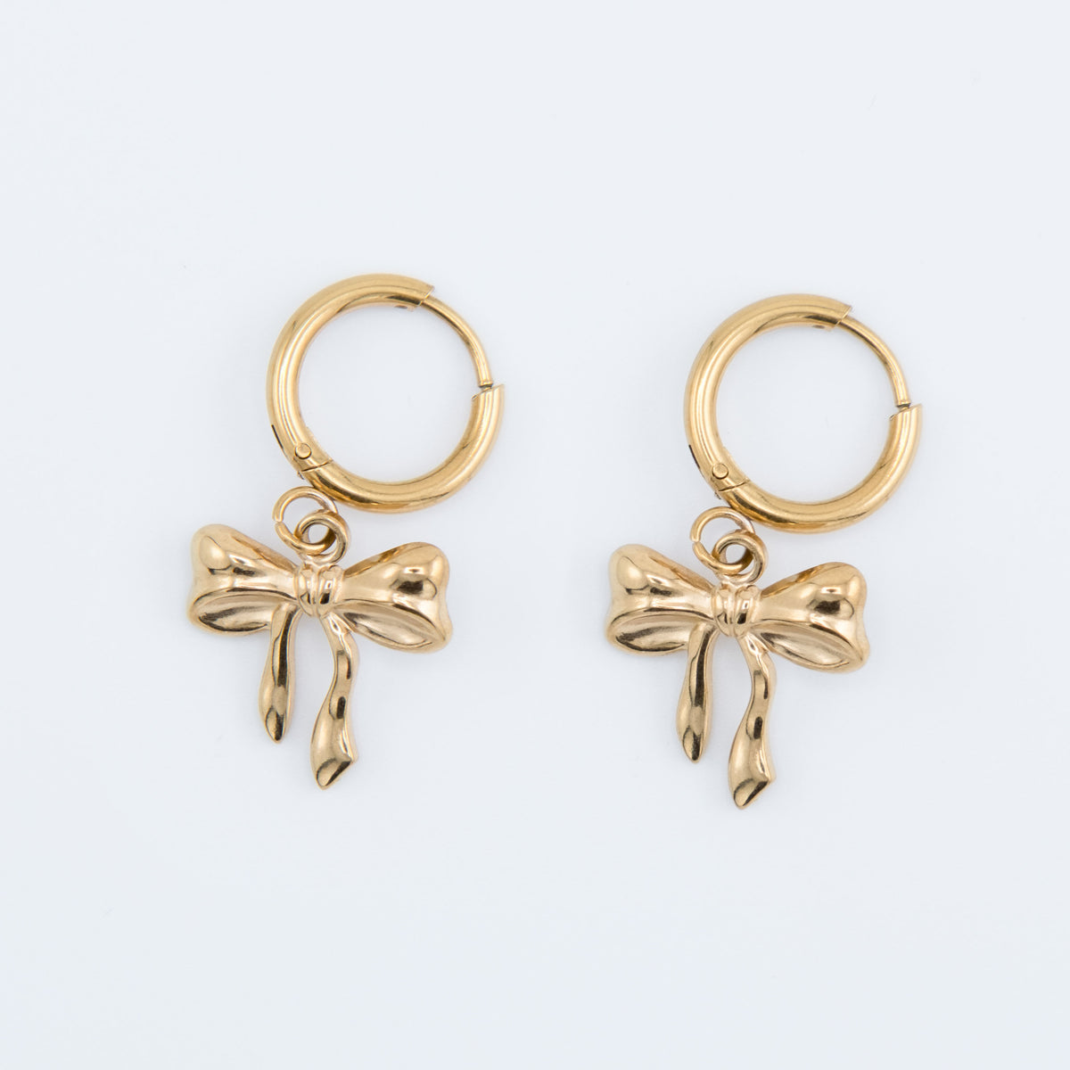 Earring - Bow Hoops