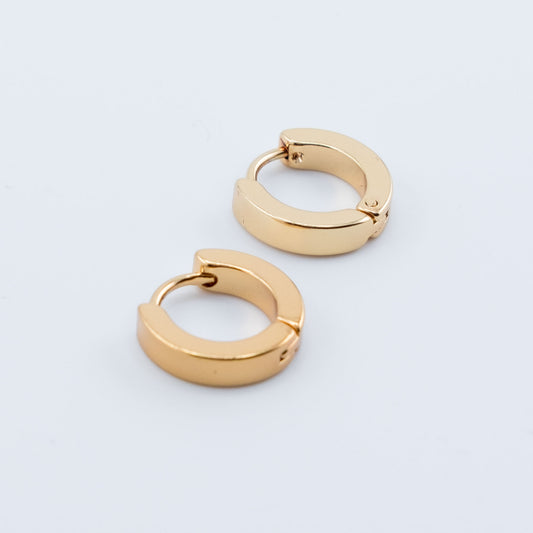 Earring - Large Minimalist Huggies