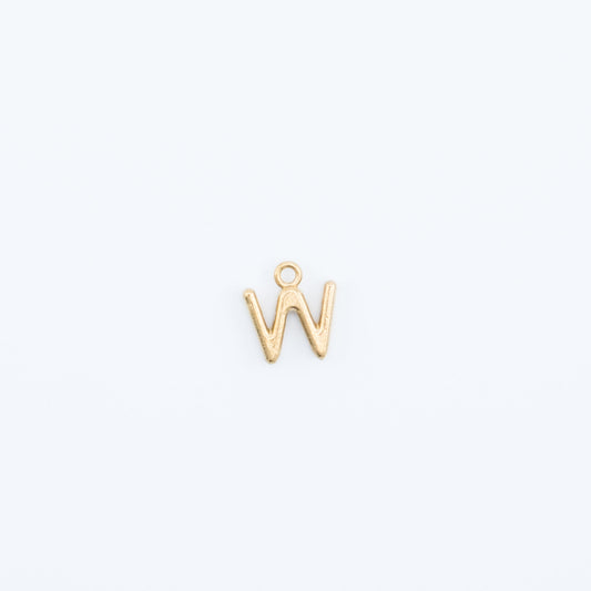 Charm - Gold Letters